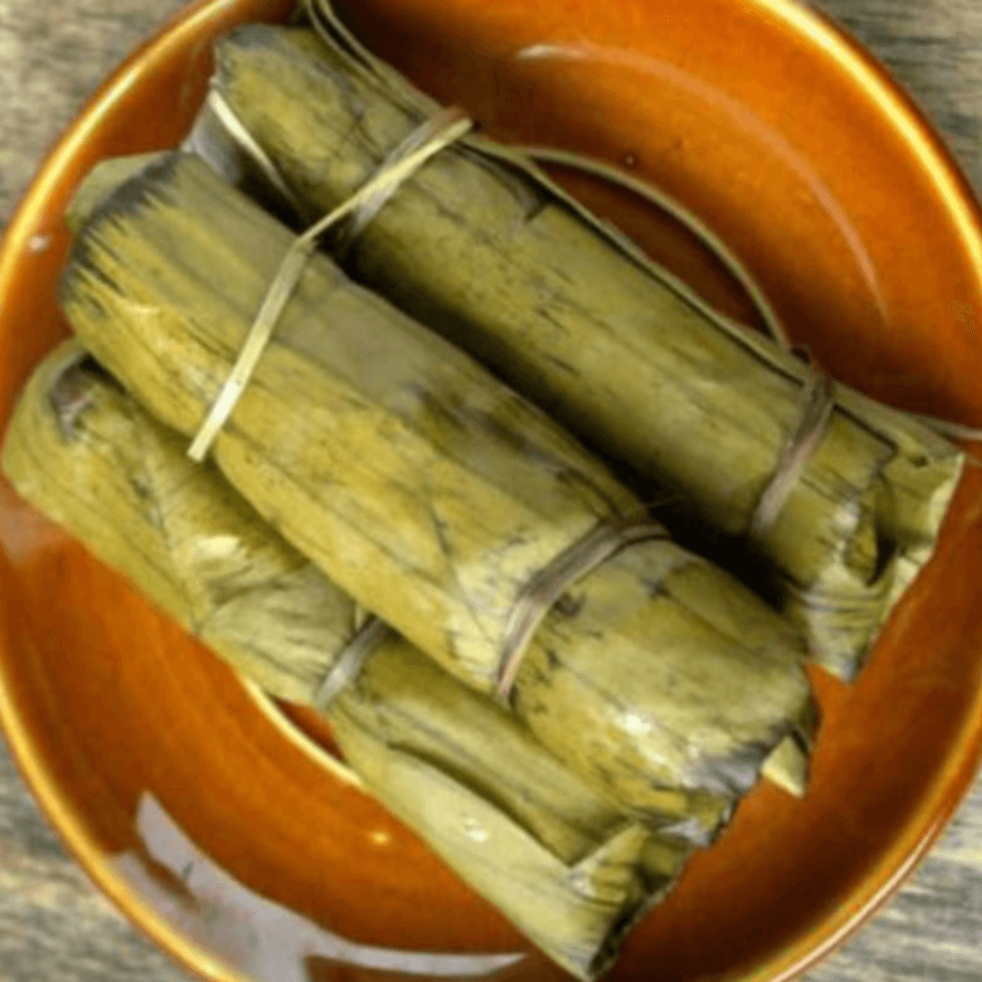 Tamales de Pollo con Azúcar