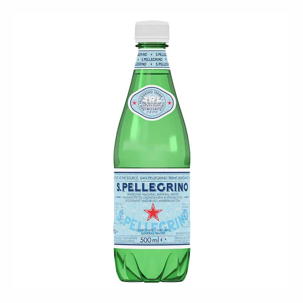 AGUA MINERAL PELLEGRINO BOTELLA PLASTICA 500 ML