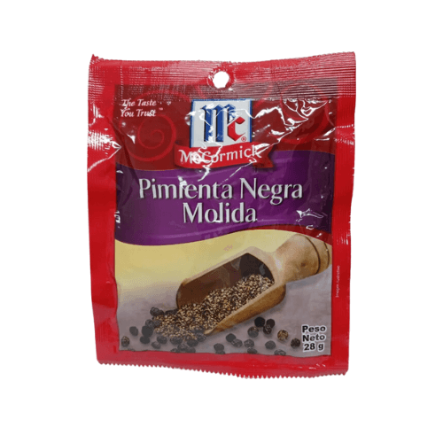 PIMIENTA NEGRA MOLIDA  28GR