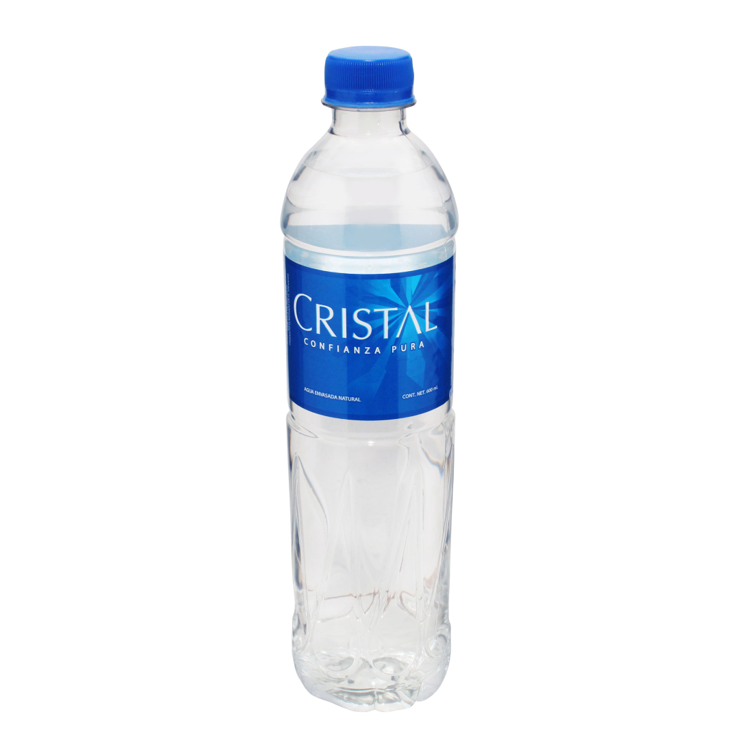 BOTELLA DE AGUA CRISTA 600 ML